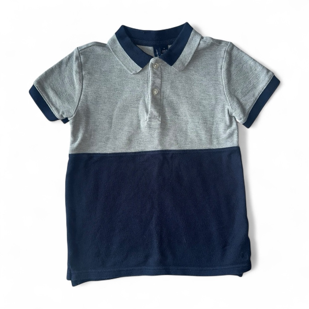 Janie and Jack Colorblock Polo Shirt Size 6